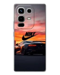 Чехол для Infinix Note 50 с картинкой «Nike и суперкар» Чехол для Infinix Note 50 с картинкой «Nike и суперкар»