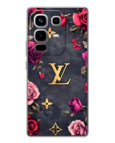Чехол для Infinix Note 50 с картинкой «Цветочный Louis Vuitton»