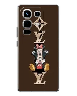 Чехол для Infinix Note 50 с картинкой «LV и Микки Маус»