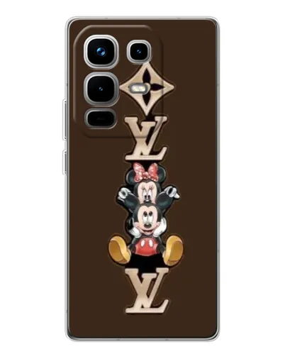 Чехол для Infinix Note 50 с картинкой «LV и Микки Маус»