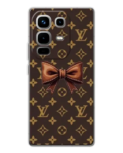 Чехол для Infinix Note 50 с картинкой «LV с бантом»