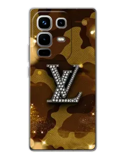 Чехол для Infinix Note 50 с картинкой «Камуфляжный Louis Vuitton»