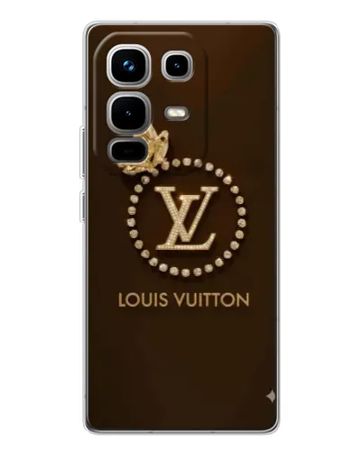 Чехол для Infinix Note 50 с картинкой «LV — золотая печать»