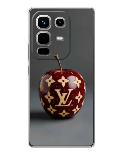 Чехол для Infinix Note 50 с картинкой «Красное яблоко LV»