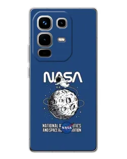Чохол для Infinix Note 50 з картинкою «NASA — місячна місія»