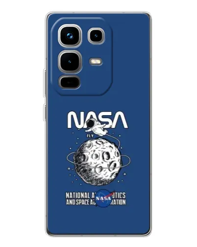 Чохол для Infinix Note 50 з картинкою «NASA — місячна місія» Чохол для Infinix Note 50 з картинкою «NASA — місячна місія»