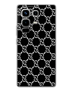 Чохол для Infinix Note 50 з картинкою «Gucci — сітчастий паттерн»
