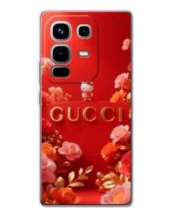 Чохол для Infinix Note 50 з картинкою «Gucci — золотий сад»