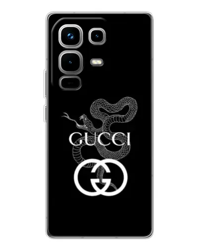 Чохол для Infinix Note 50 з картинкою «Gucci — срібна змія» Чохол для Infinix Note 50 з картинкою «Gucci — срібна змія»