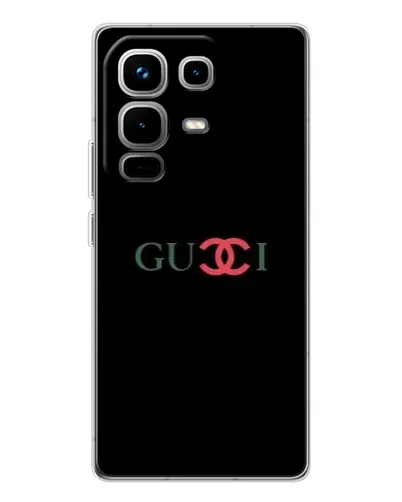 Чохол для Infinix Note 50 з картинкою «Gucci — червоний градієнт» Чохол для Infinix Note 50 з картинкою «Gucci — червоний градієнт»