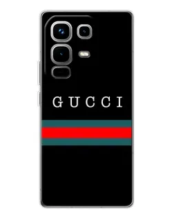 Чохол для Infinix Note 50 з картинкою «Gucci — червоний пояс»