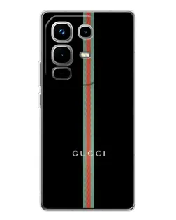 Чохол для Infinix Note 50 з картинкою «Gucci — строга лінія»