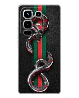 Чохол для Infinix Note 50 з картинкою «Gucci — змія на смузі»