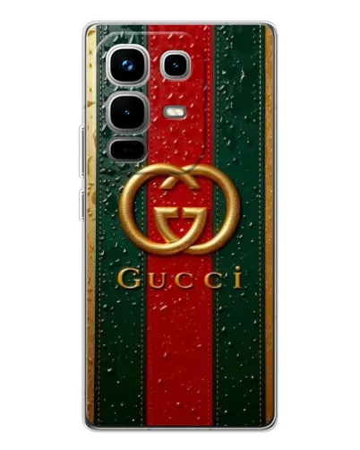 Чохол для Infinix Note 50 з картинкою «Gucci — фірмова смуга та золото» Чохол для Infinix Note 50 з картинкою «Gucci — фірмова смуга та золото»
