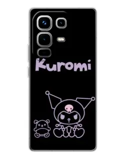 Чохол для Infinix Note 50 з картинкою «Kuromi — чорний мінімалізм» Чохол для Infinix Note 50 з картинкою «Kuromi — чорний мінімалізм»