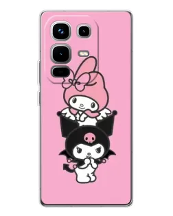 Чохол для Infinix Note 50 з картинкою «My Melody та Kuromi» Чохол для Infinix Note 50 з картинкою «My Melody та Kuromi»