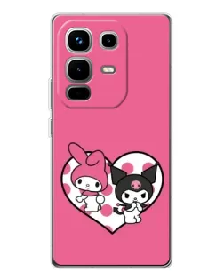 Чохол для Infinix Note 50 з картинкою «Kuromi та My Melody» Чохол для Infinix Note 50 з картинкою «Kuromi та My Melody»