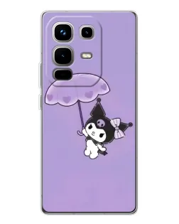 Чохол для Infinix Note 50 з картинкою «Kuromi з парасолькою» Чохол для Infinix Note 50 з картинкою «Kuromi з парасолькою»
