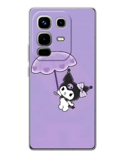 Чохол для Infinix Note 50 з картинкою «Kuromi з парасолькою»