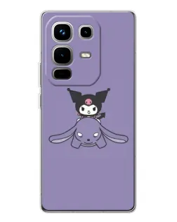 Чохол для Infinix Note 50 з картинкою «Kuromi на ліловому фоні» Чохол для Infinix Note 50 з картинкою «Kuromi на ліловому фоні»