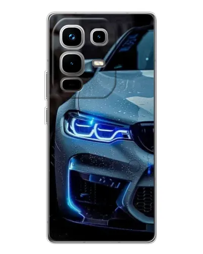 Чохол для Infinix Note 50 з картинкою «Погляд BMW з синіми фарами» Чохол для Infinix Note 50 з картинкою «Погляд BMW з синіми фарами»