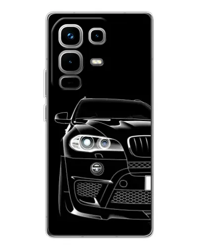 Чохол для Infinix Note 50 з картинкою «Темний силует BMW» Чохол для Infinix Note 50 з картинкою «Темний силует BMW»