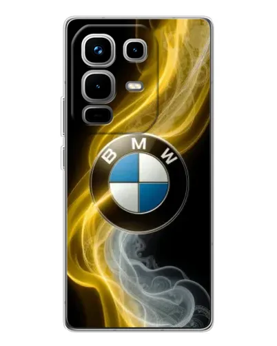 Чохол для Infinix Note 50 з картинкою «Золотистий дим BMW» Чохол для Infinix Note 50 з картинкою «Золотистий дим BMW»