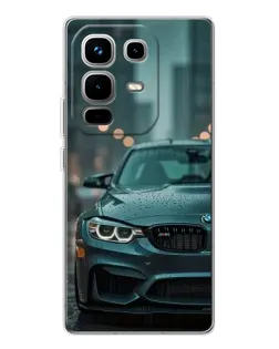 Чохол для Infinix Note 50 з картинкою «BMW у вогнях міста»
