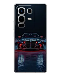 Чохол для Infinix Note 50 з картинкою «BMW на мокрій дорозі»