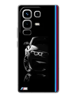 Чохол для Infinix Note 50 з картинкою «Силует BMW в темряві»