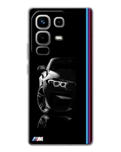Чохол для Infinix Note 50 з картинкою «Силует BMW в темряві» Чохол для Infinix Note 50 з картинкою «Силует BMW в темряві»
