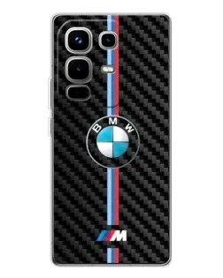 Чохол для Infinix Note 50 з картинкою «Емблема BMW та карбон»