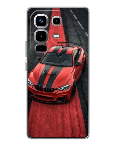 Чохол для Infinix Note 50 з картинкою «BMW на червоній доріжці» Чохол для Infinix Note 50 з картинкою «BMW на червоній доріжці»