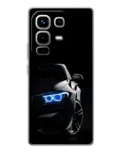Чохол для Infinix Note 50 з картинкою «BMW — нічний погляд»