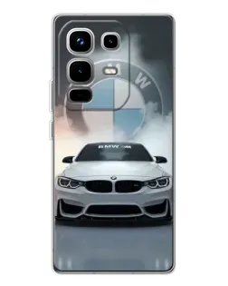 Чохол для Infinix Note 50 з картинкою «BMW в білому диму»