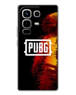 Чехол для Infinix Note 50 с картинкой «Яркий логотип PUBG»