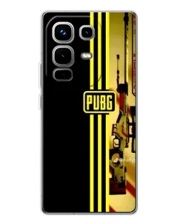 Чехол для Infinix Note 50 с картинкой «PUBG — камуфляжный шлем»