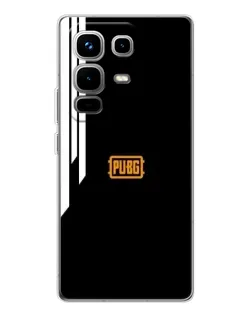 Чехол для Infinix Note 50 с картинкой «PUBG — вертикальные линии»