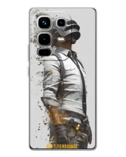 Чехол для Infinix Note 50 с картинкой «PUBG — боец в пыли»