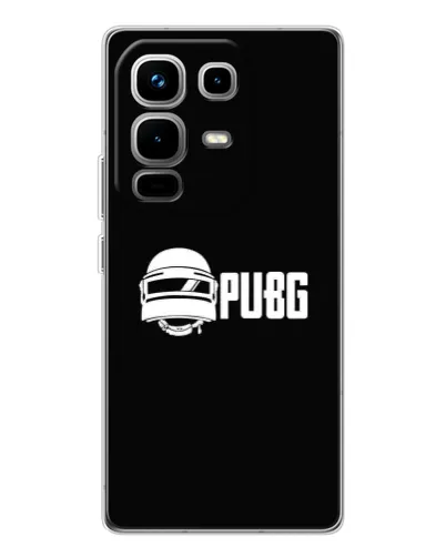 Чехол для Infinix Note 50 с картинкой «PUBG — классический лого»
