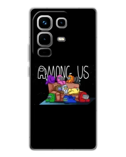 Чехол для Infinix Note 50 с картинкой «Логотип Among Us»