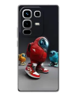 Чехол для Infinix Note 50 с картинкой «Among Us — 3D стиль»