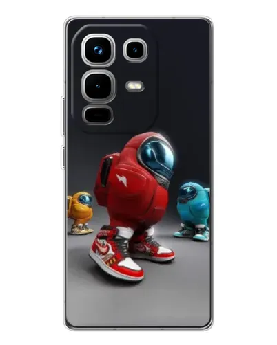 Чехол для Infinix Note 50 с картинкой «Among Us — 3D стиль»