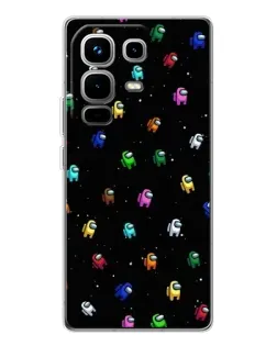 Чехол для Infinix Note 50 с картинкой «Экипаж Among Us»