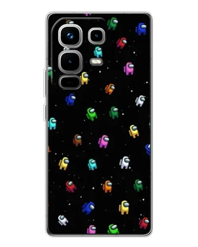 Чехол для Infinix Note 50 с картинкой «Экипаж Among Us»
