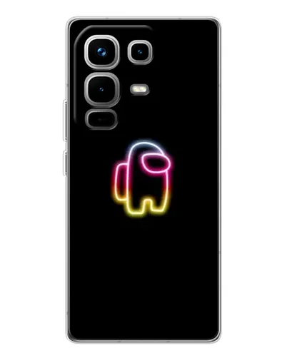 Чехол для Infinix Note 50 с картинкой «Among Us градиент»