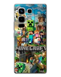 Чохол для Infinix Note 50 з картинкою «Замок Minecraft» Чохол для Infinix Note 50 з картинкою «Замок Minecraft»