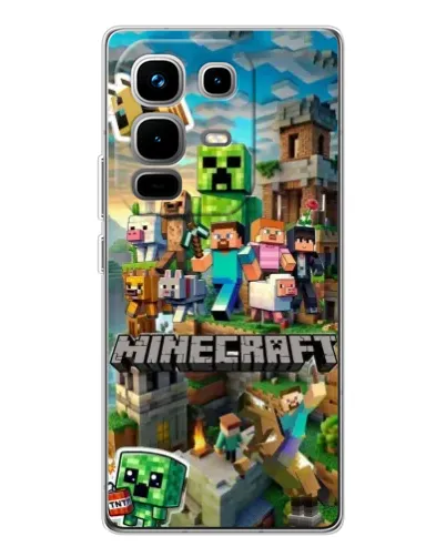 Чохол для Infinix Note 50 з картинкою «Замок Minecraft» Чохол для Infinix Note 50 з картинкою «Замок Minecraft»