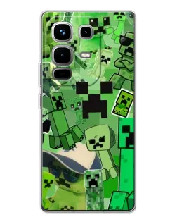 Чохол для Infinix Note 50 з картинкою «Кріпери Minecraft» Чохол для Infinix Note 50 з картинкою «Кріпери Minecraft»