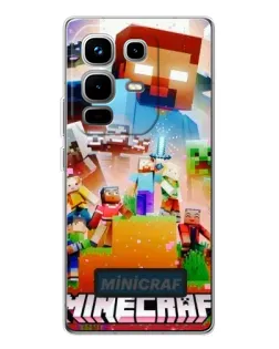 Чохол для Infinix Note 50 з картинкою «Minecraft герої гри» Чохол для Infinix Note 50 з картинкою «Minecraft герої гри»
